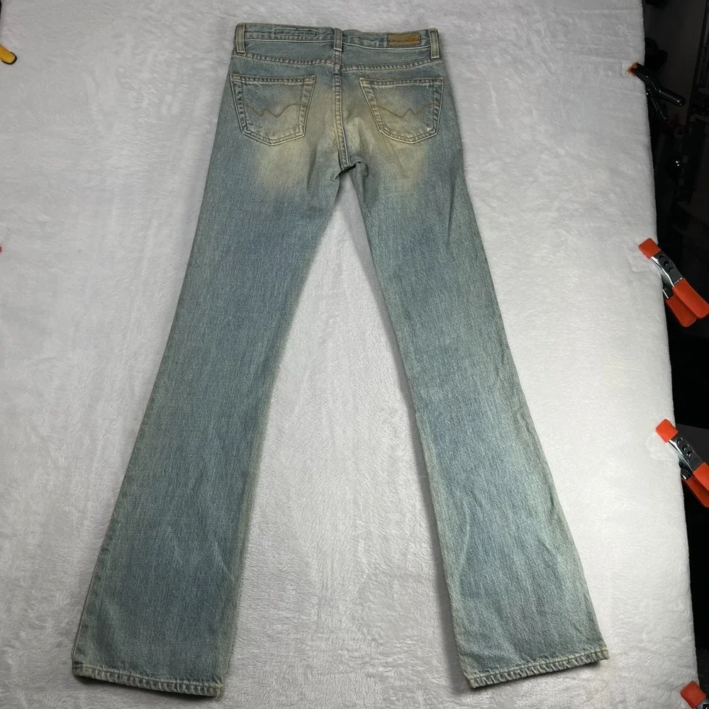 AG Adriano Goldschmied Bootcut Jeans Women's Blue Denim Classic USA Made - 26X33